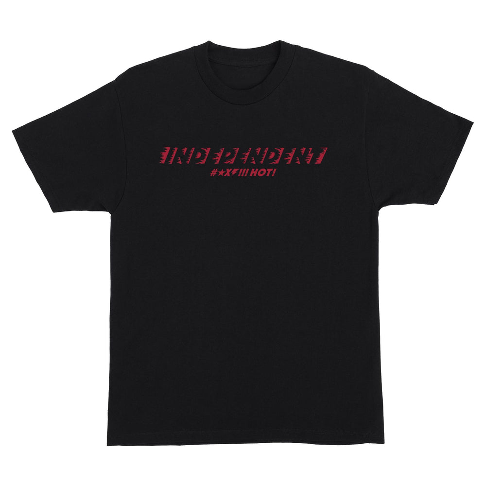 INDEPENDENT - SPEED FLAME FRONT T-SHIRT / BLK