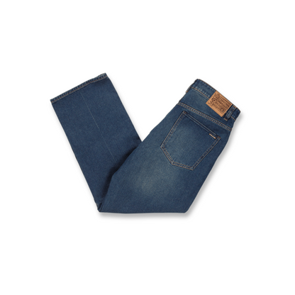 VOLCOM - NAILER RELAXED TAPERED FIT JEANS MATURED BLUE