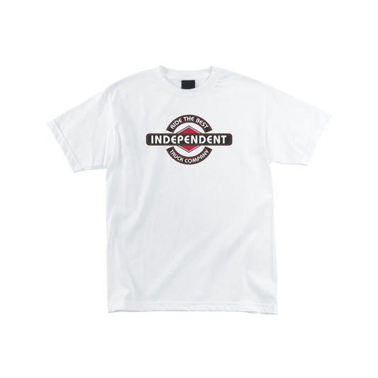 INDEPENDENT - RTB BAR TEE - WHITE